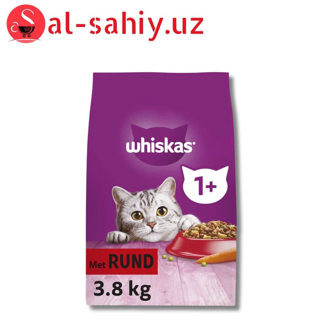 Whiskas Brokjes Adult - Kattenvoer - Rund 1.9 kg