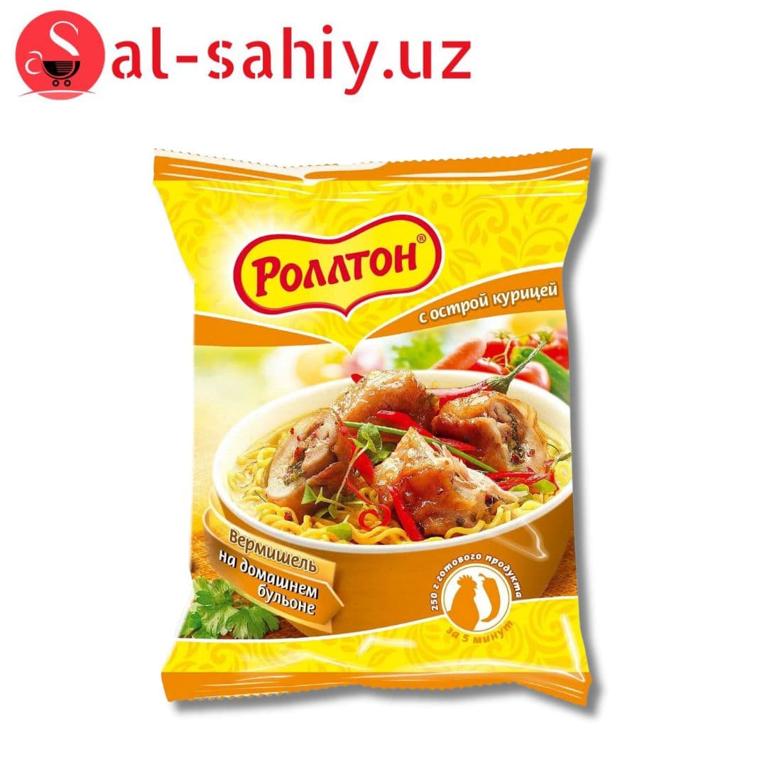 Rolton Вермишель с вкусом острый 60 гр