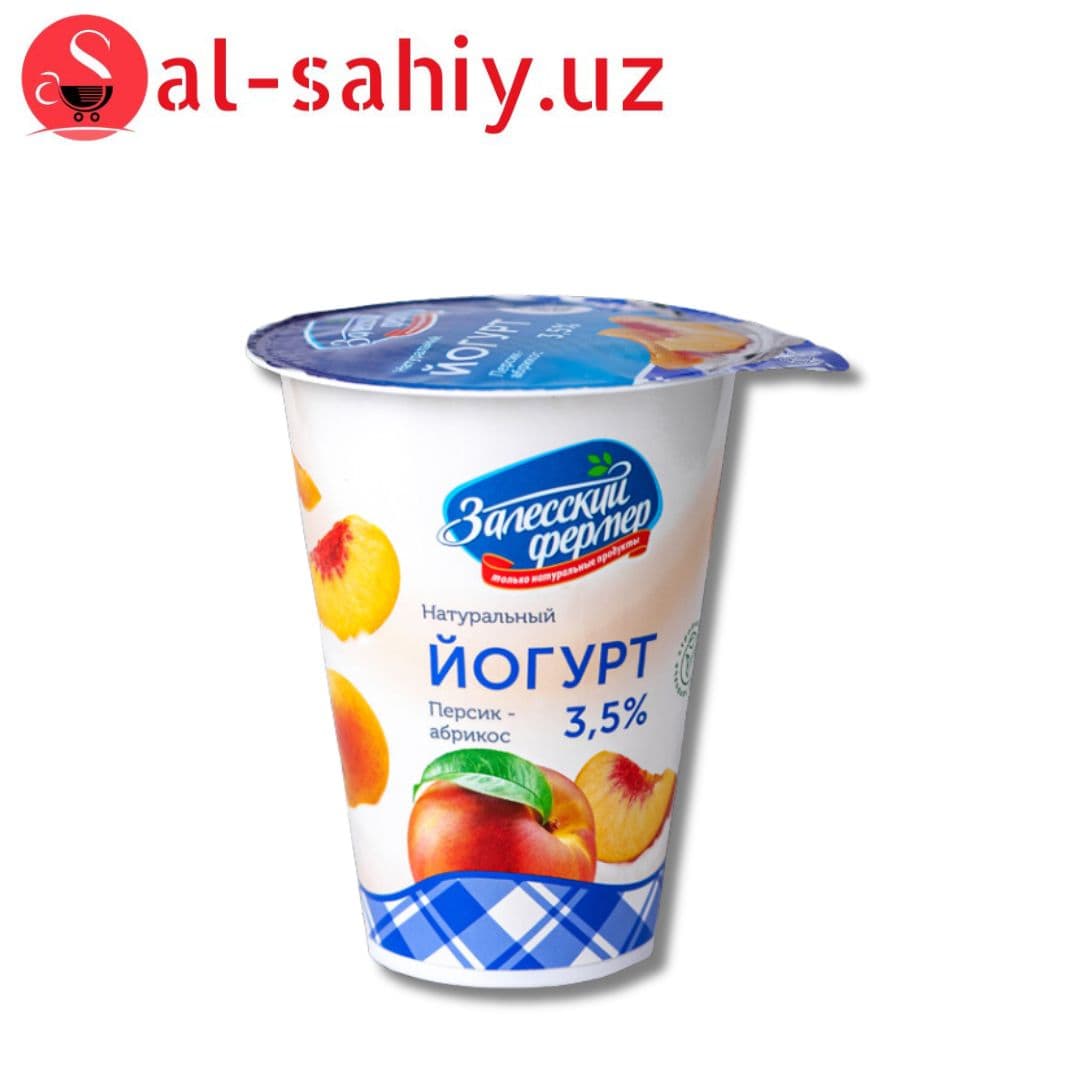 Йогурт Брависсимо - Персик 3,5% 330гр