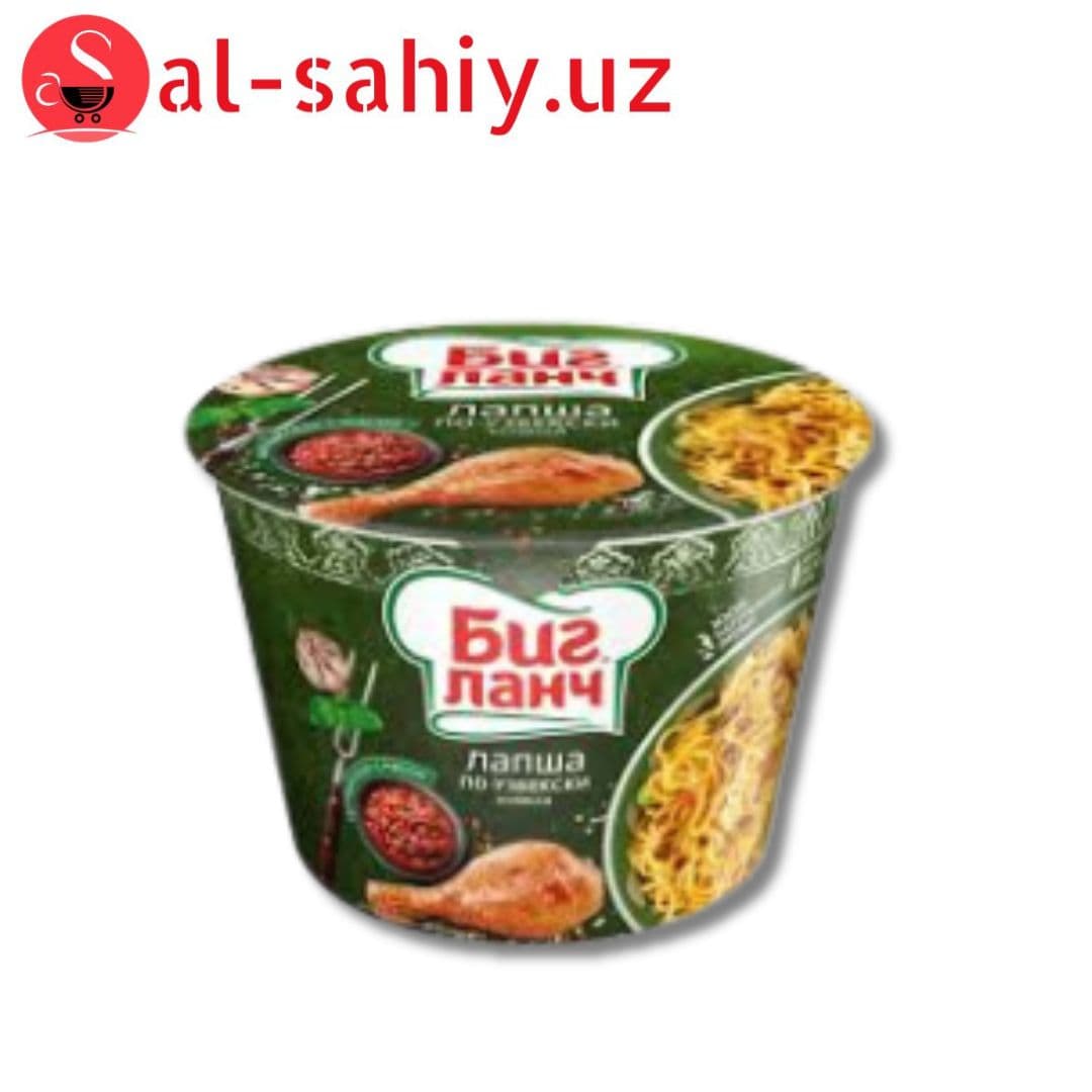 Биг ланч лапша с курицей 90гр (стакан)