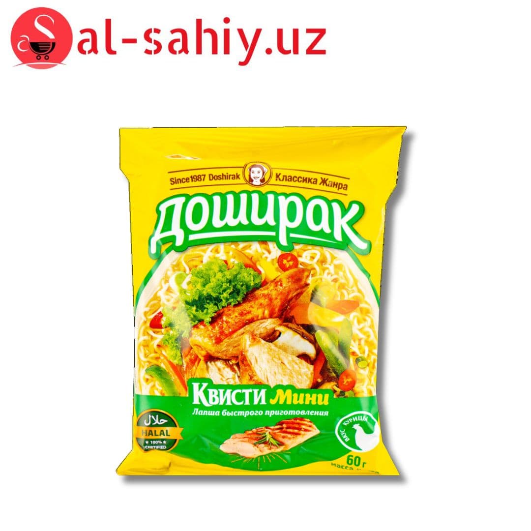 ДОШИРАК HALAL Квисти с куринный 70гр