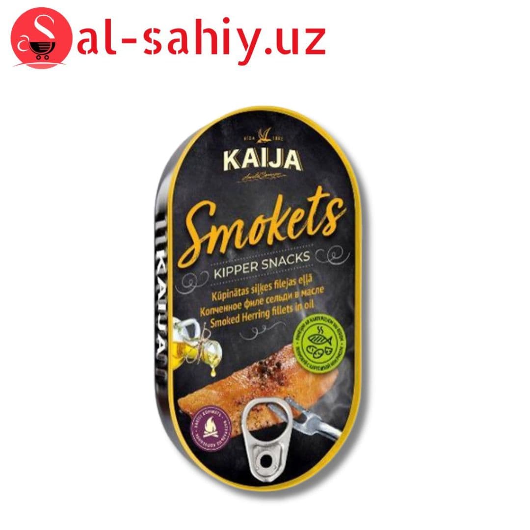 Филе сельди копченое Kaija в масле 170 г