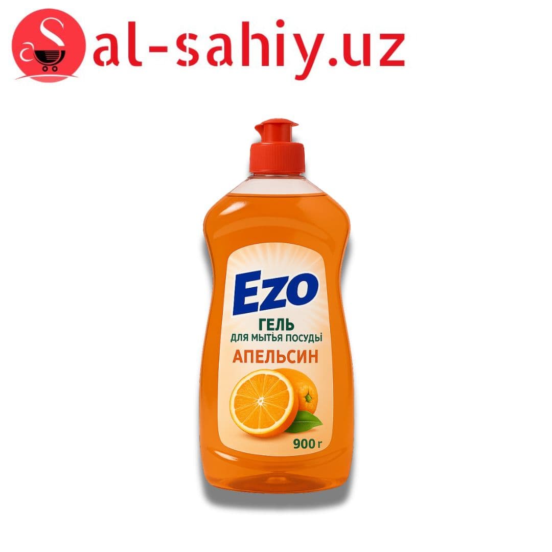 Гель для мытья посуды "Ezo" апельсин 900гр