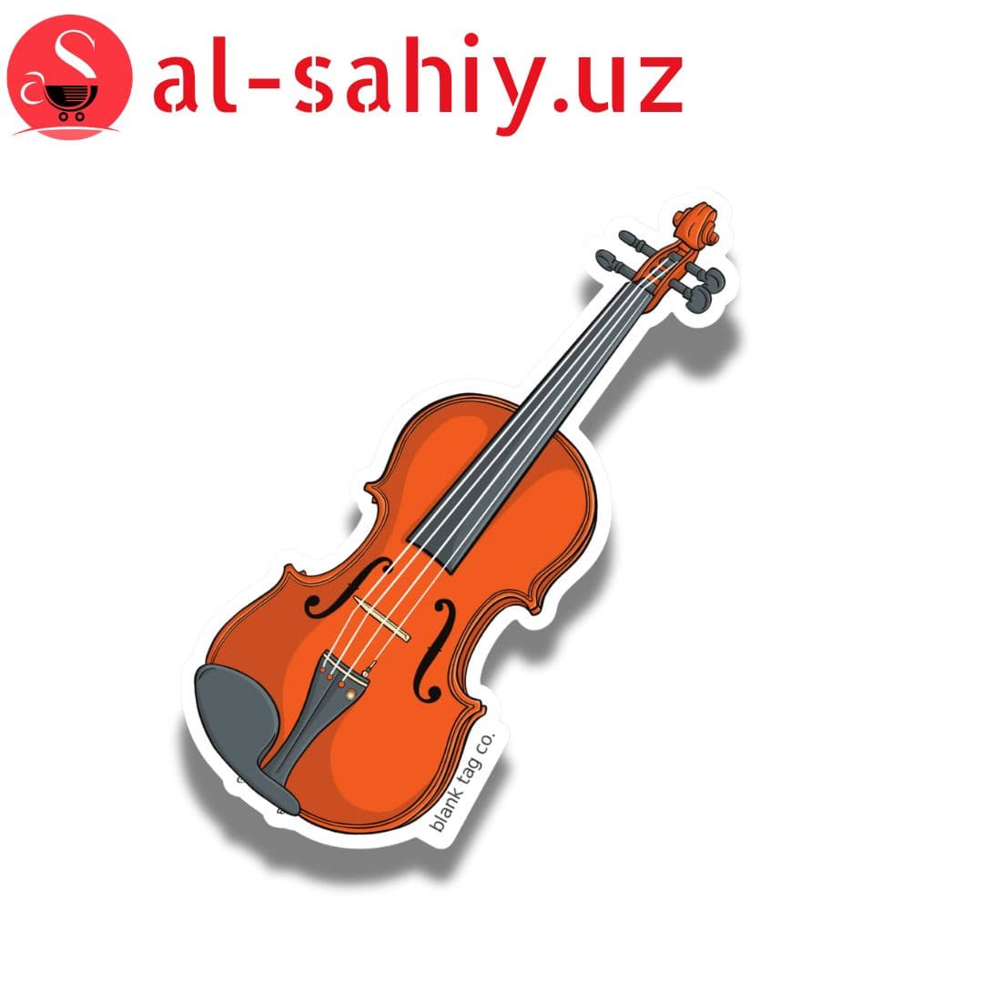 Стикер "Violin" 76мм x76 мм