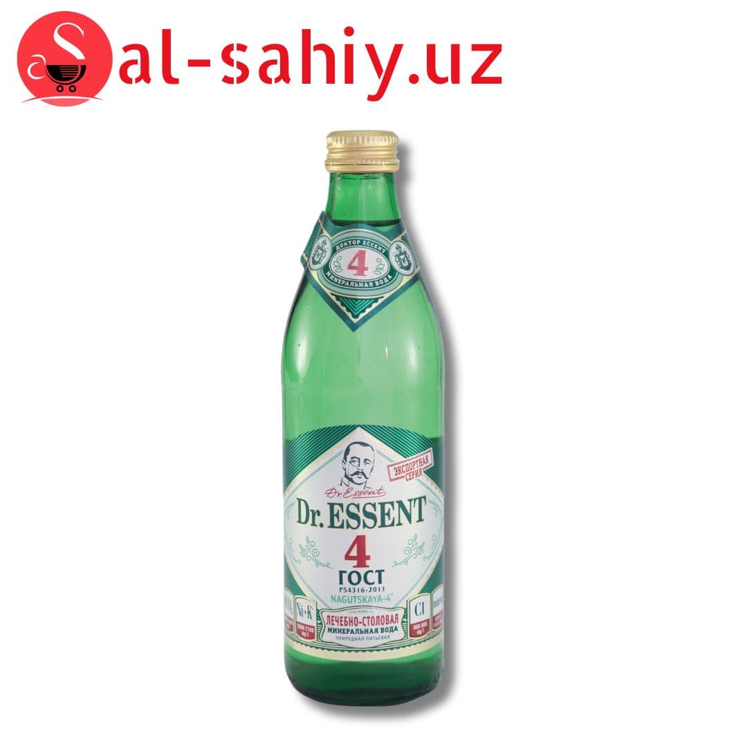 Вода минеральная "Dr.Essent" "Ессент №4" евро-винт с/б 0,5л