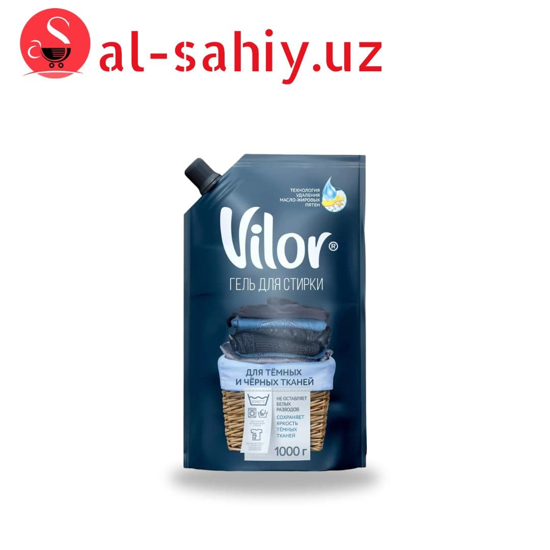 Средство для стирки жидкое Vilor для черного белья 1л