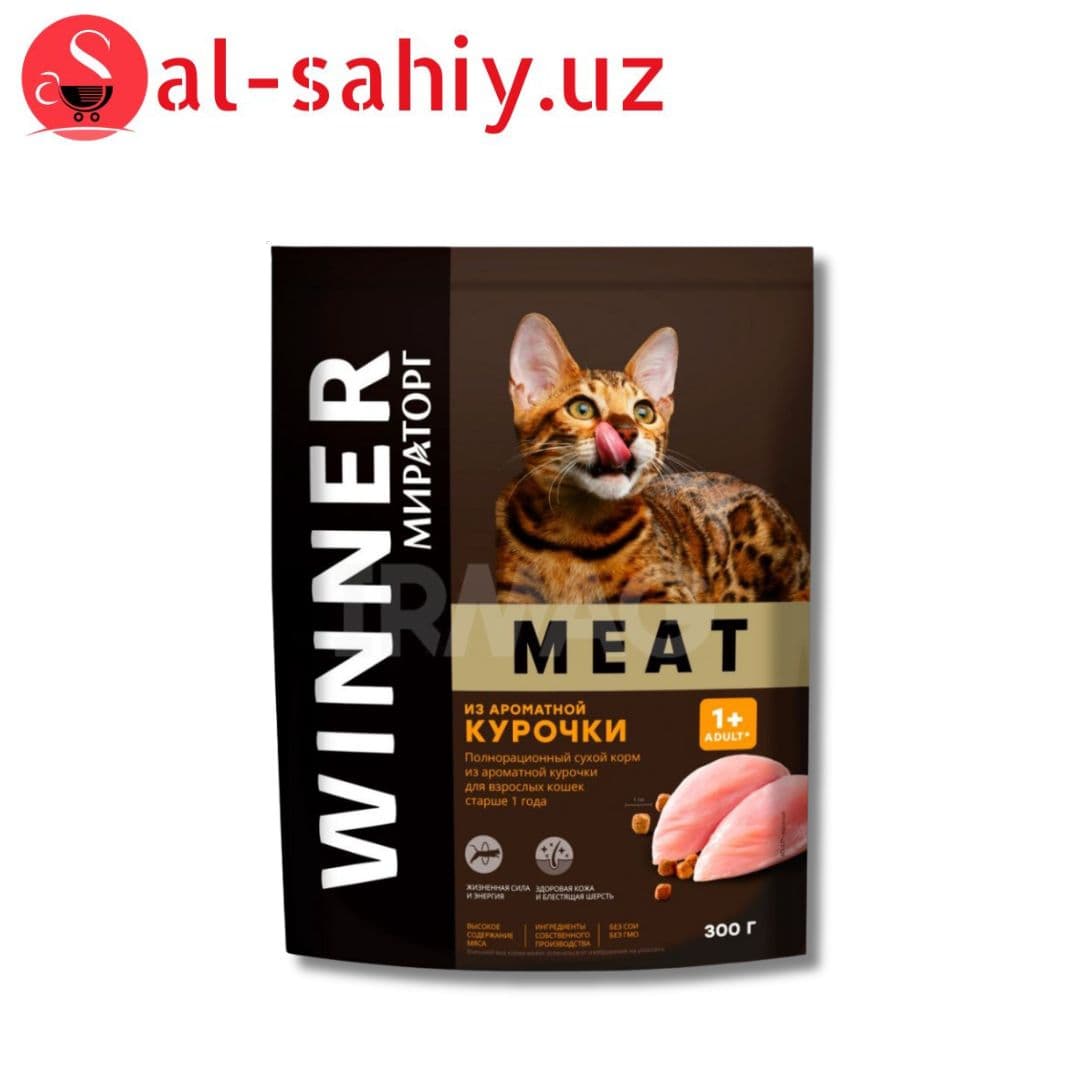 Сухой корм ИЗ АРОМАТНОЙ КУРОЧКИ "WINNER" МИРАТОРГ 300гр