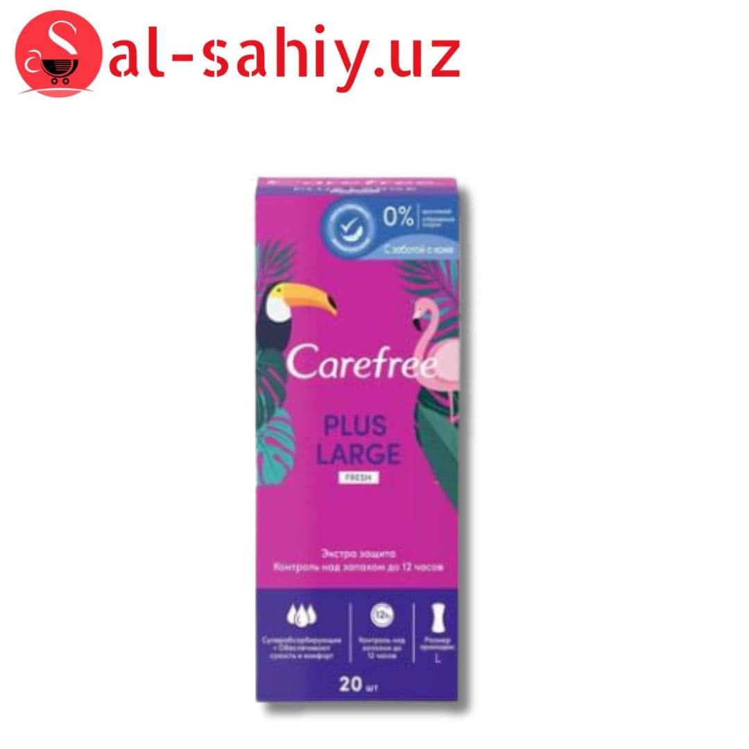 Ежедневные прокладки Carefree Plus Large Fresh 20 шт