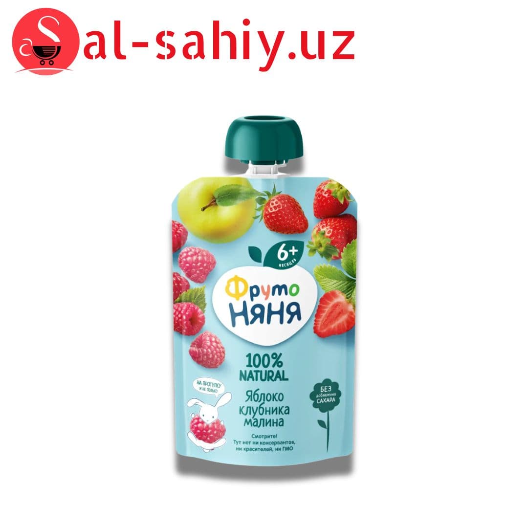 Фруто Няня 90 г яблоко клубника малина