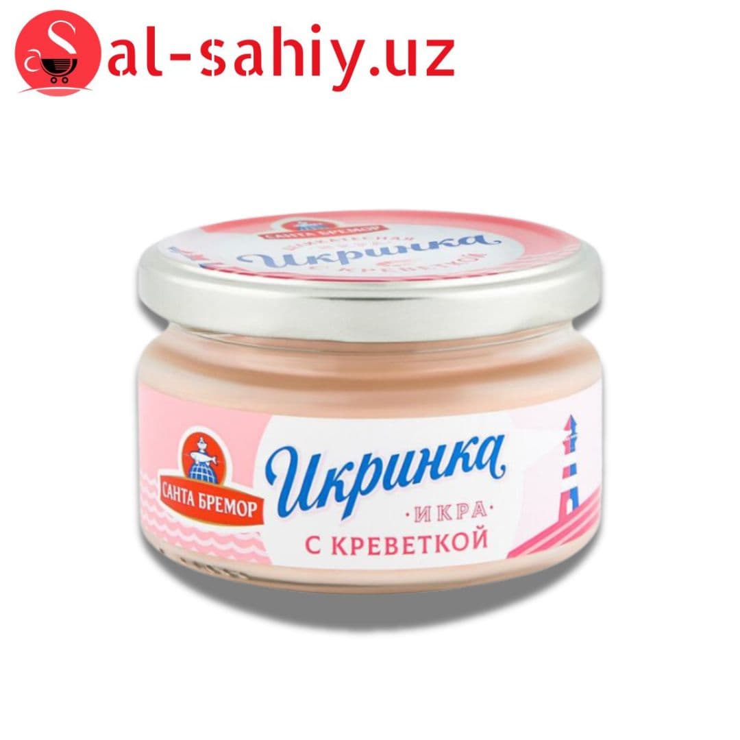 Икра деликатесная "Икринка" с креветкой 160гр