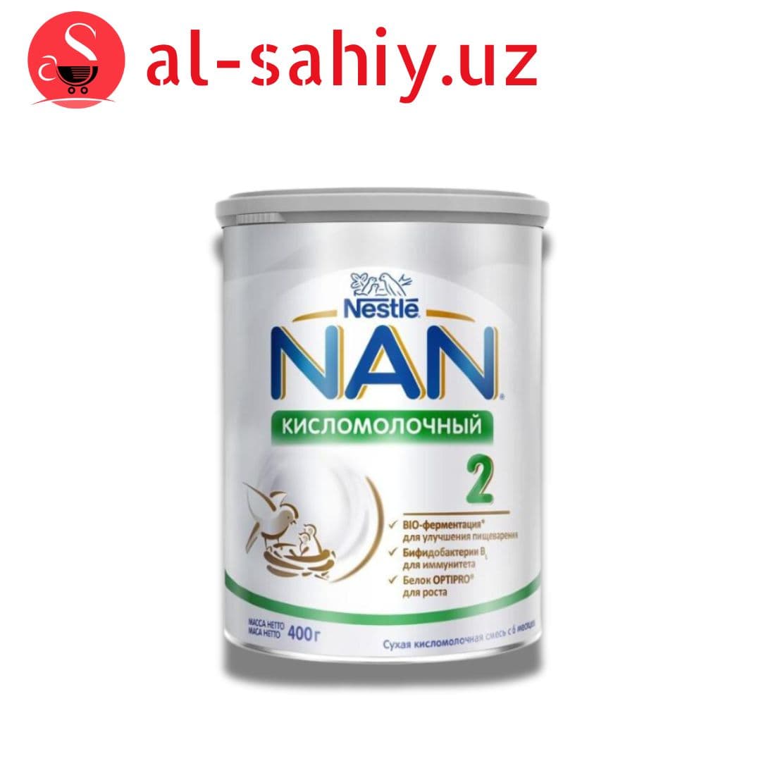NAN каша 2 кисломолочный 400гр