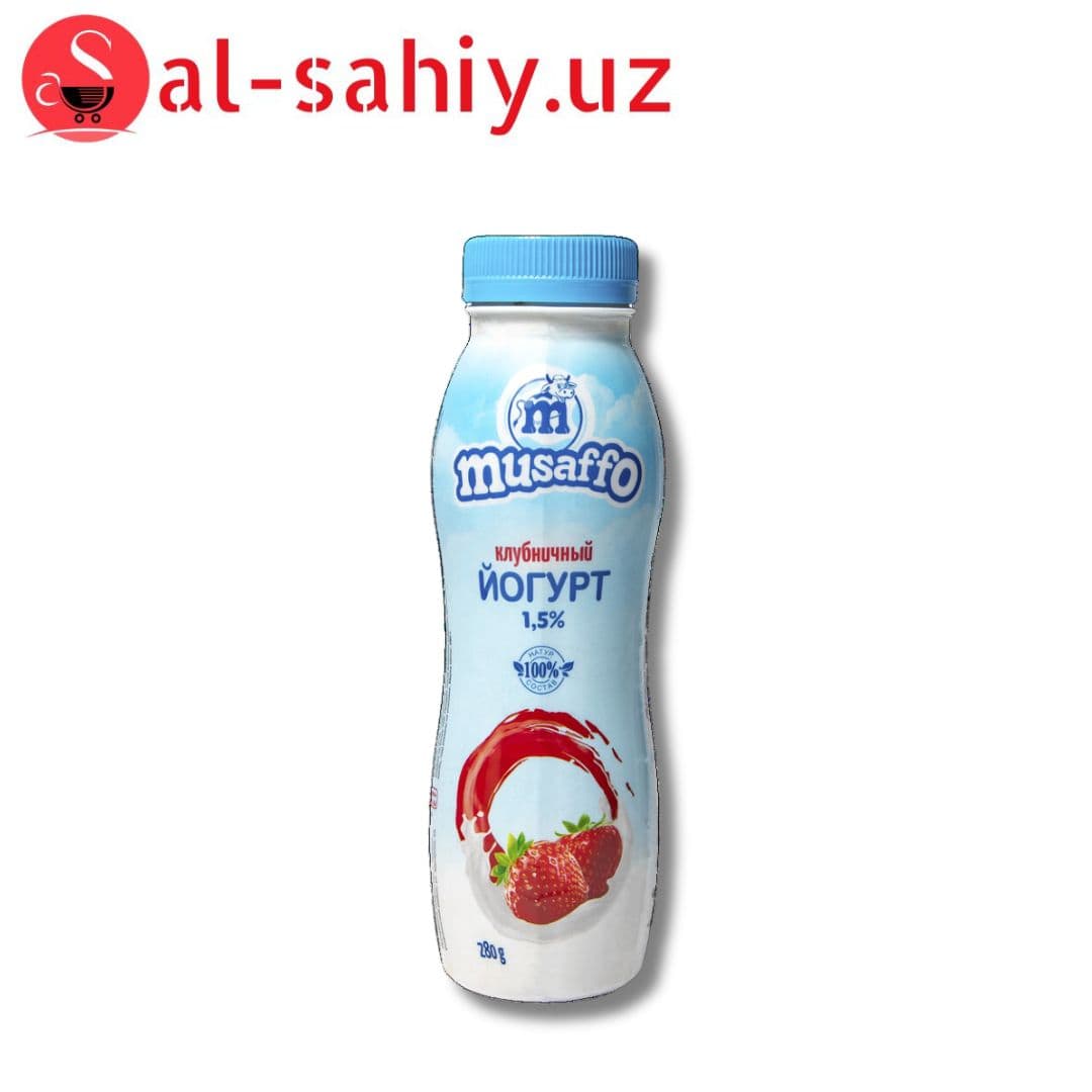 Йогурт Musaffo - клубника 2% 290гр