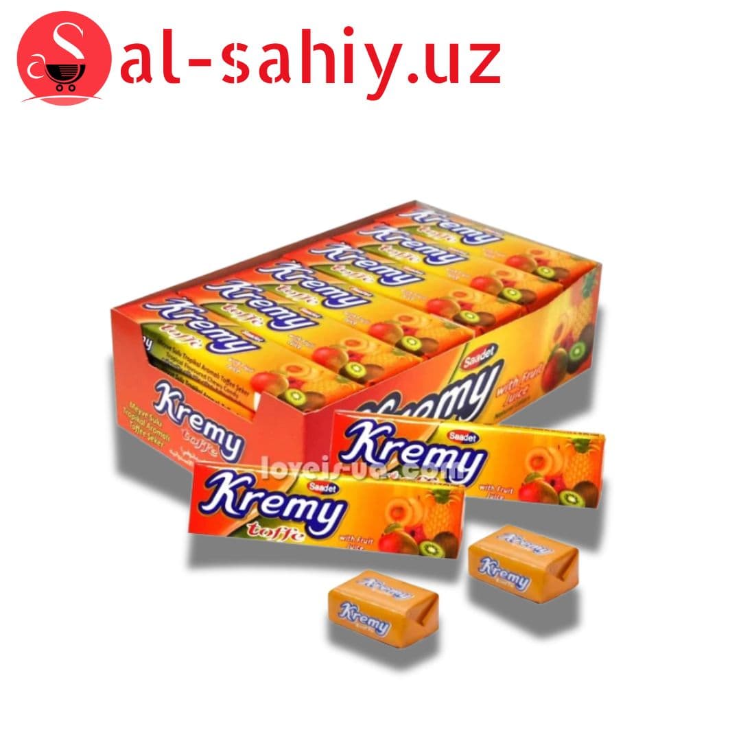 Жевателная конфет "Kremy orange" 20гр