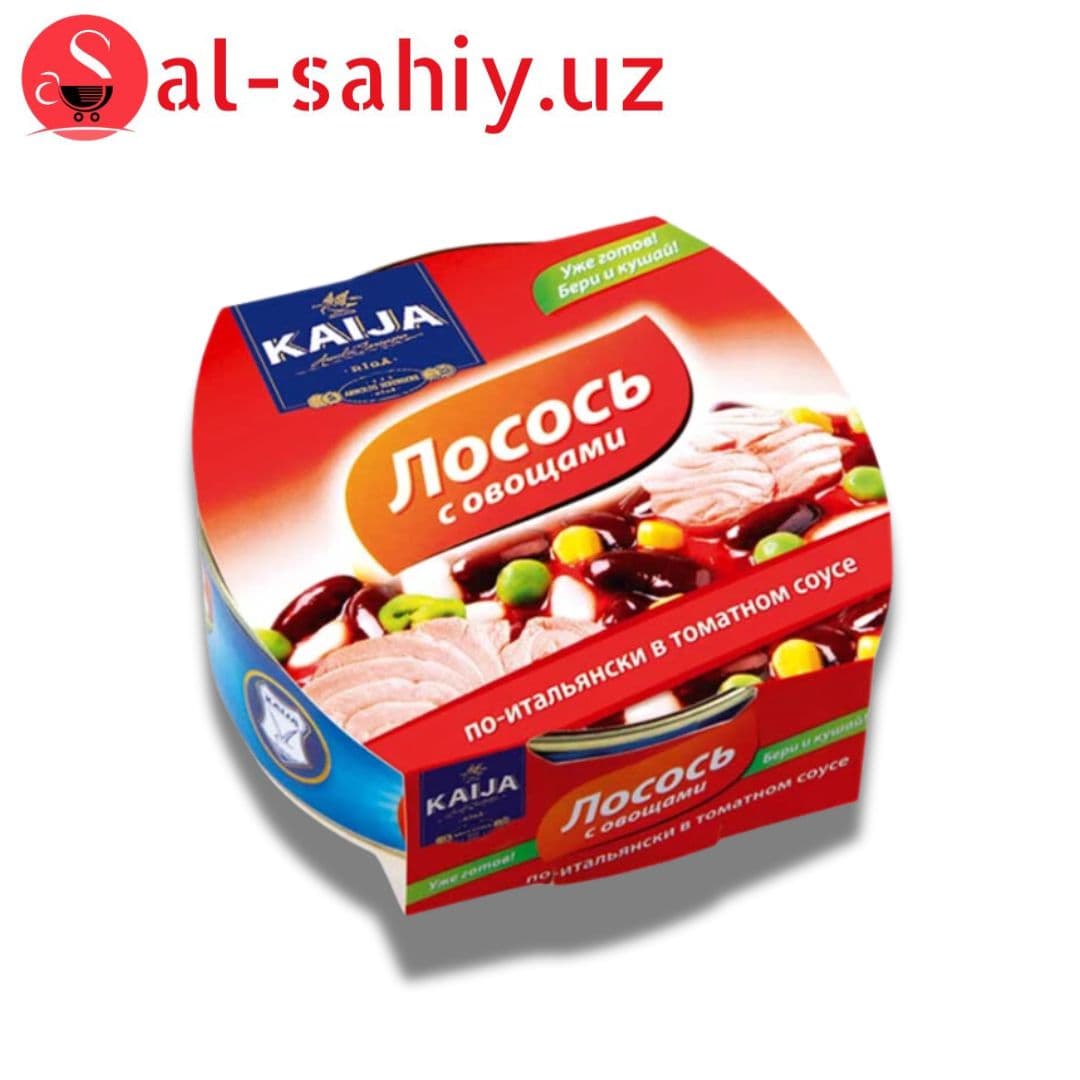 Kaija Лосось с овощами по итальянски 220 гр