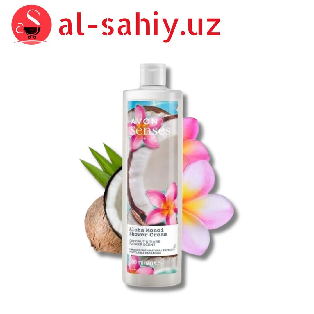 Гель для душа АЛОХА МОНОИ SENSES AVON