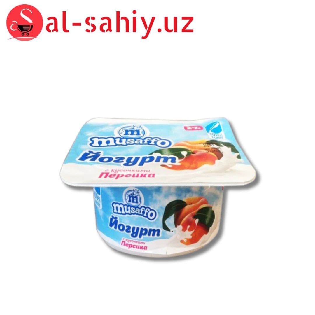 Йогурт Musaffo - Персик 2% PET 290гр