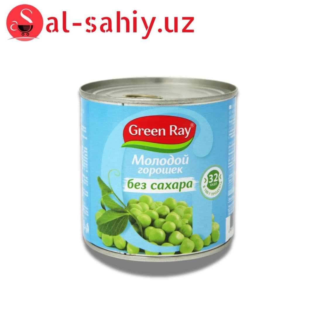 Зелёный горошек Green Ray без сахара, 425мл