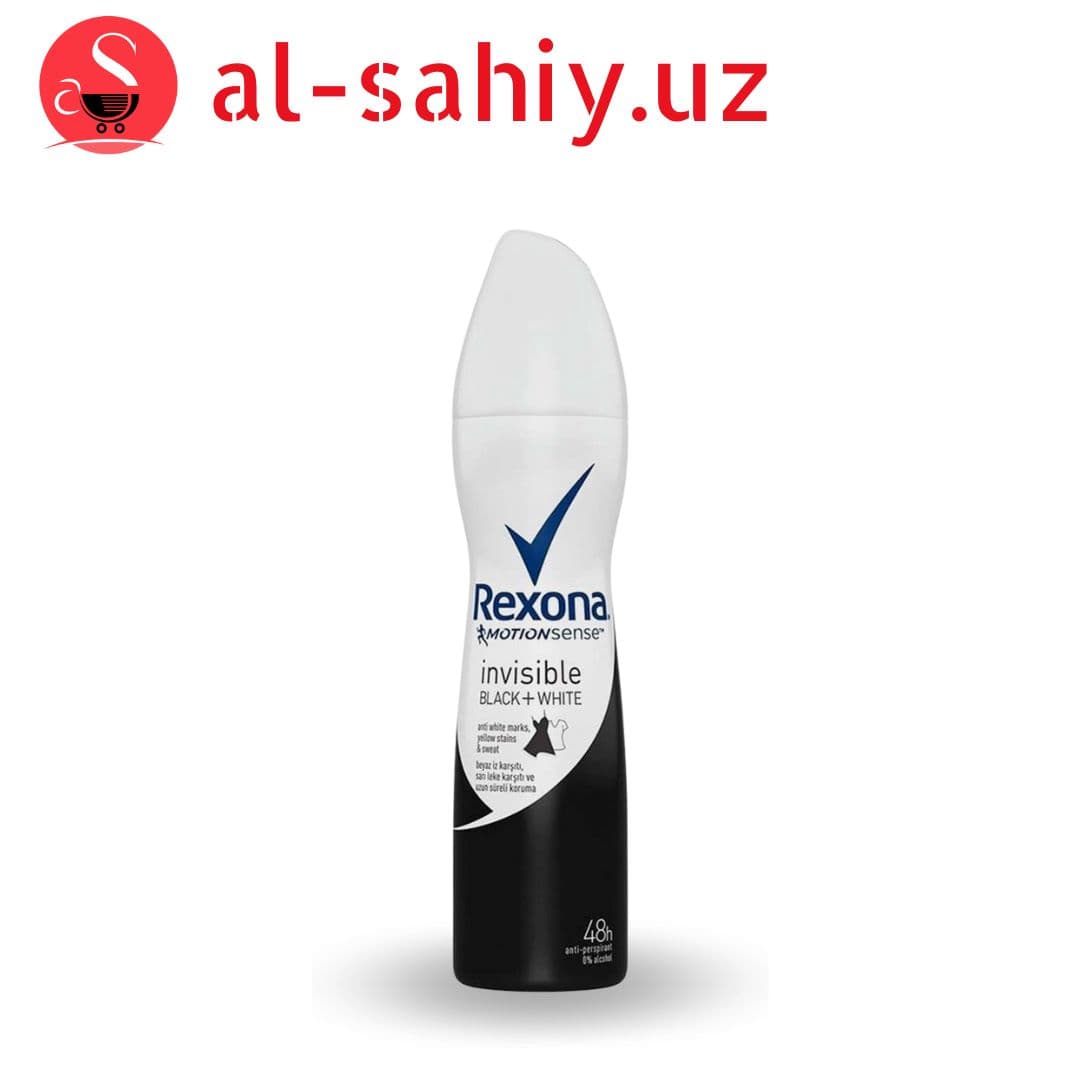Спрей Rexona жен. INVISIBLE ON BLACK & WHITE CLOTHES 150гр