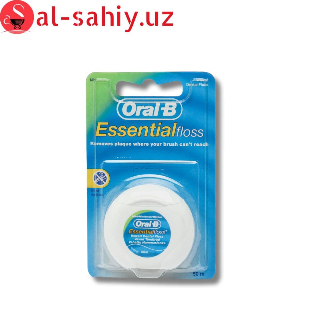 Зубная нить Oral-B Essential Мятная 50 м