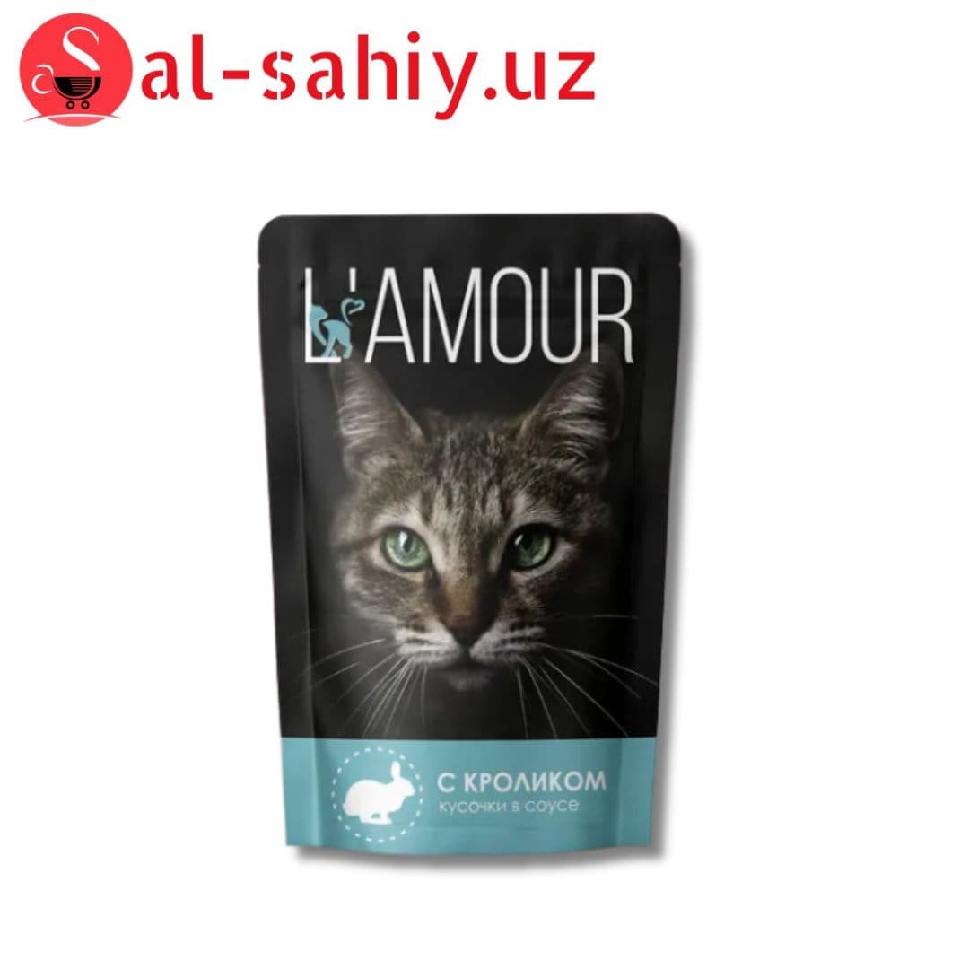 Корм для кошек L’AMOUR рыба в соусе (75 г)