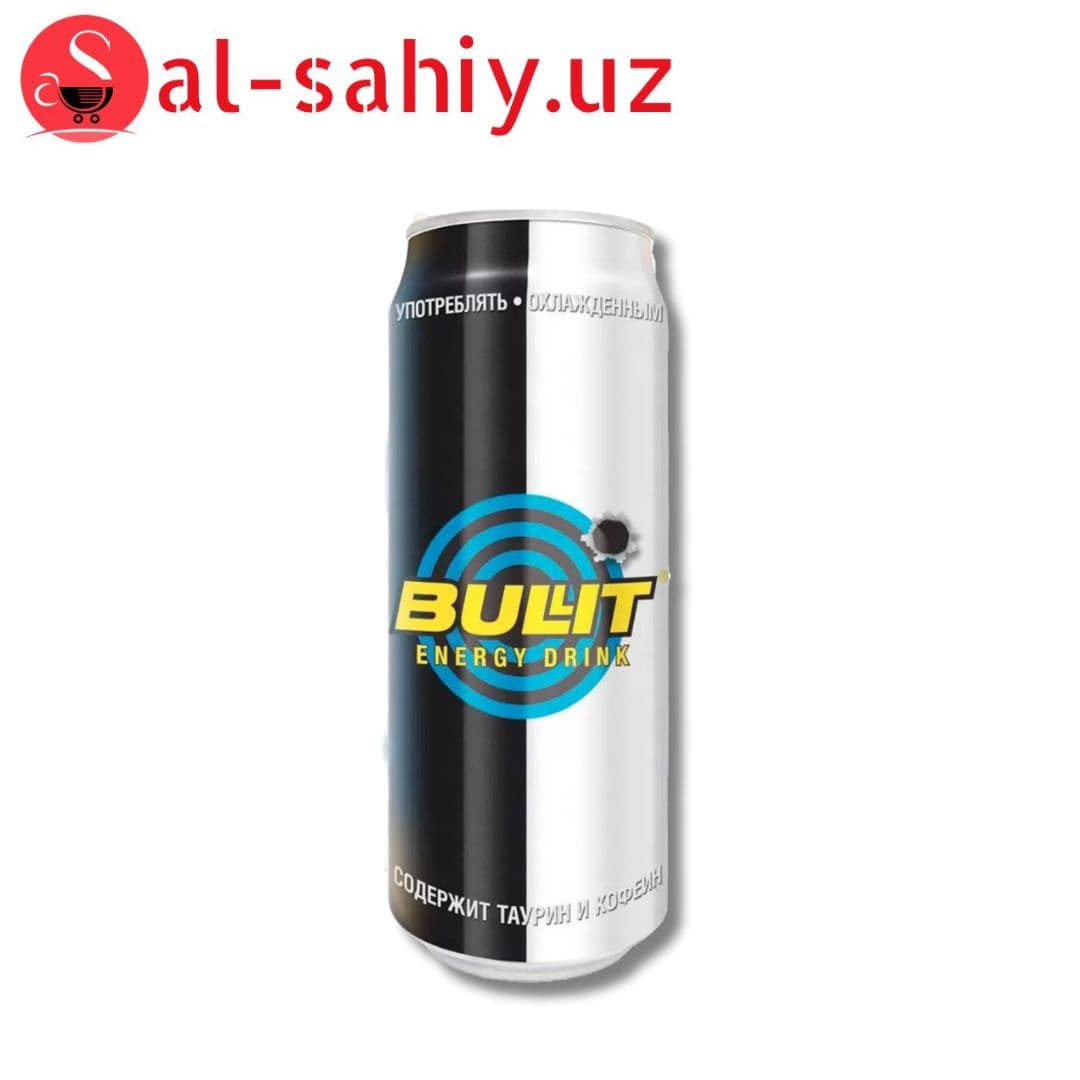 Энергетик безалкаголный газ.Bullit 0.5 мл