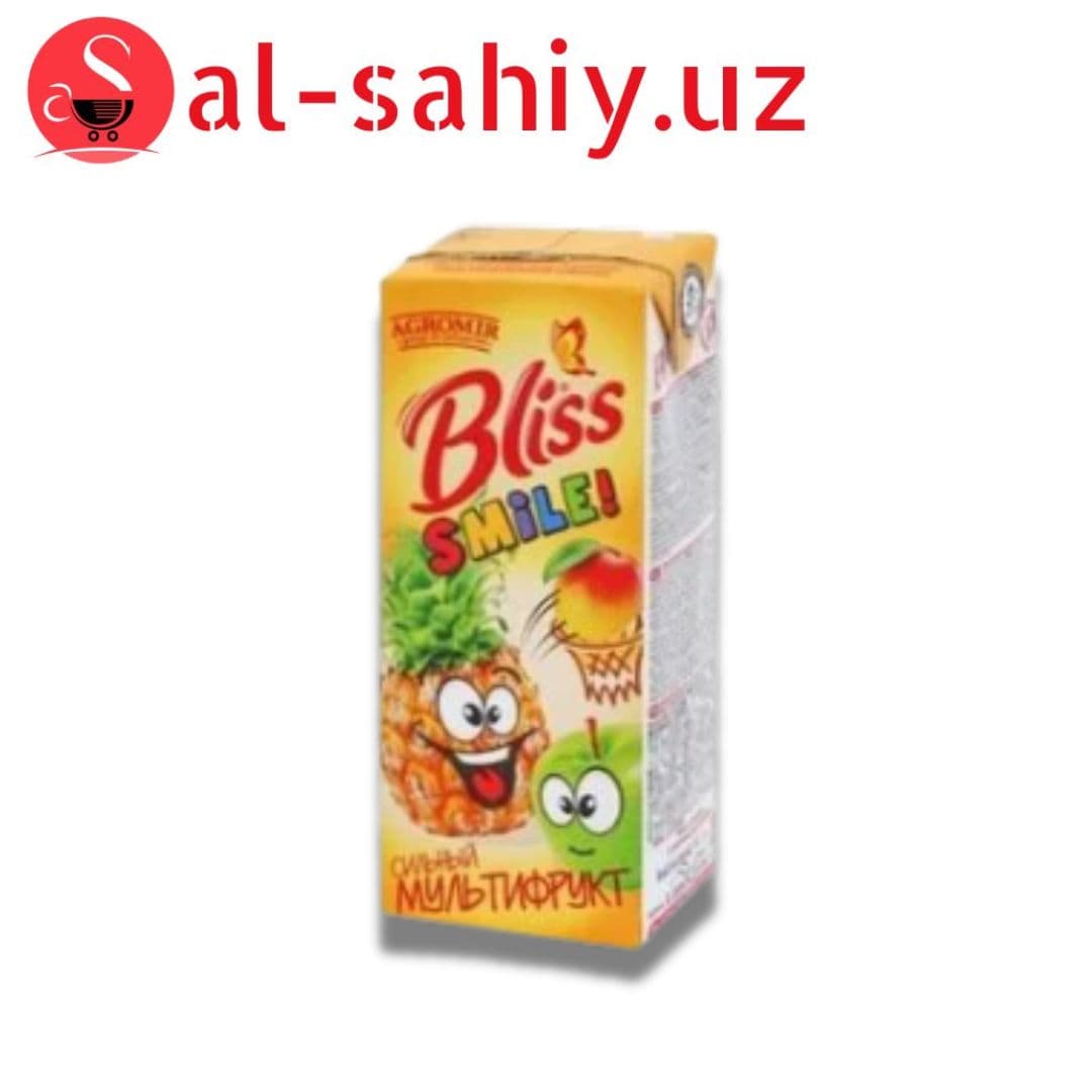 Сок Bliss Мултифрукт 0,2 л (Без сахар)