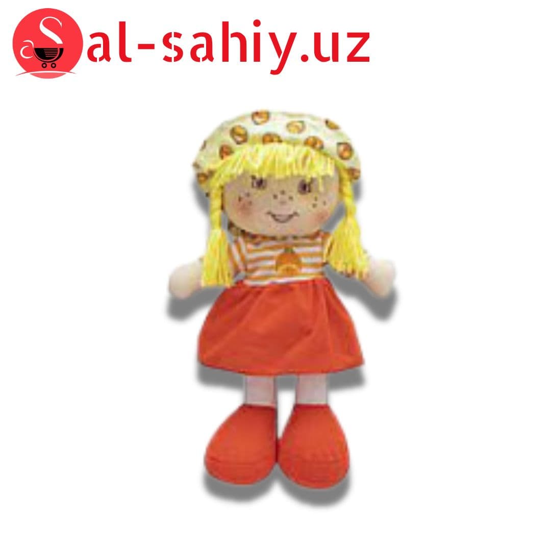 Кукла с косичками и с шапочкой