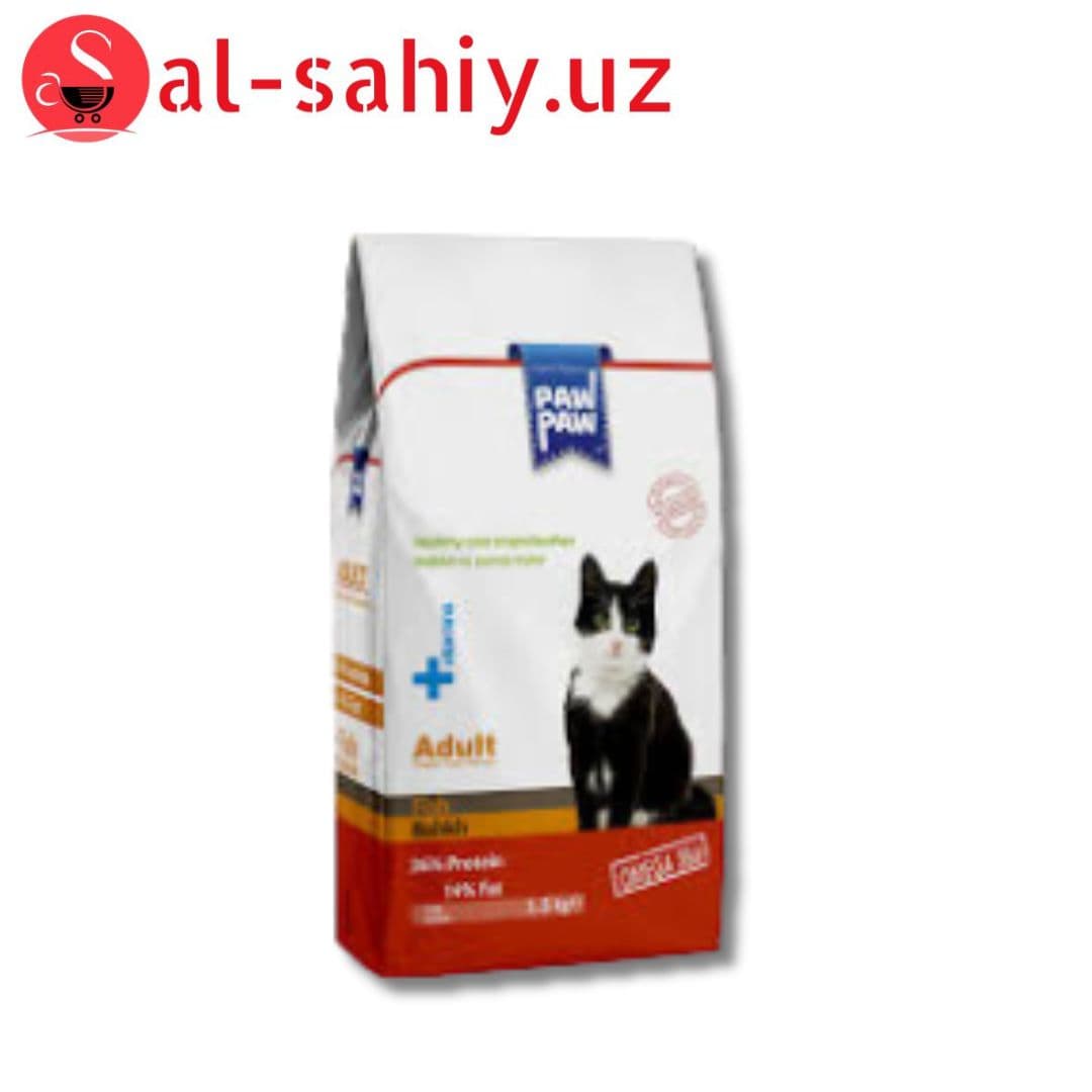Paw Paw Yetiskın Kedı Maması Balıklı 1,5 Kg