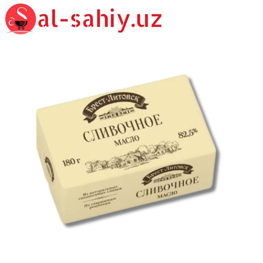 Масло крестьянское сладко-сливочное не соленое в/с 82,5% 180г