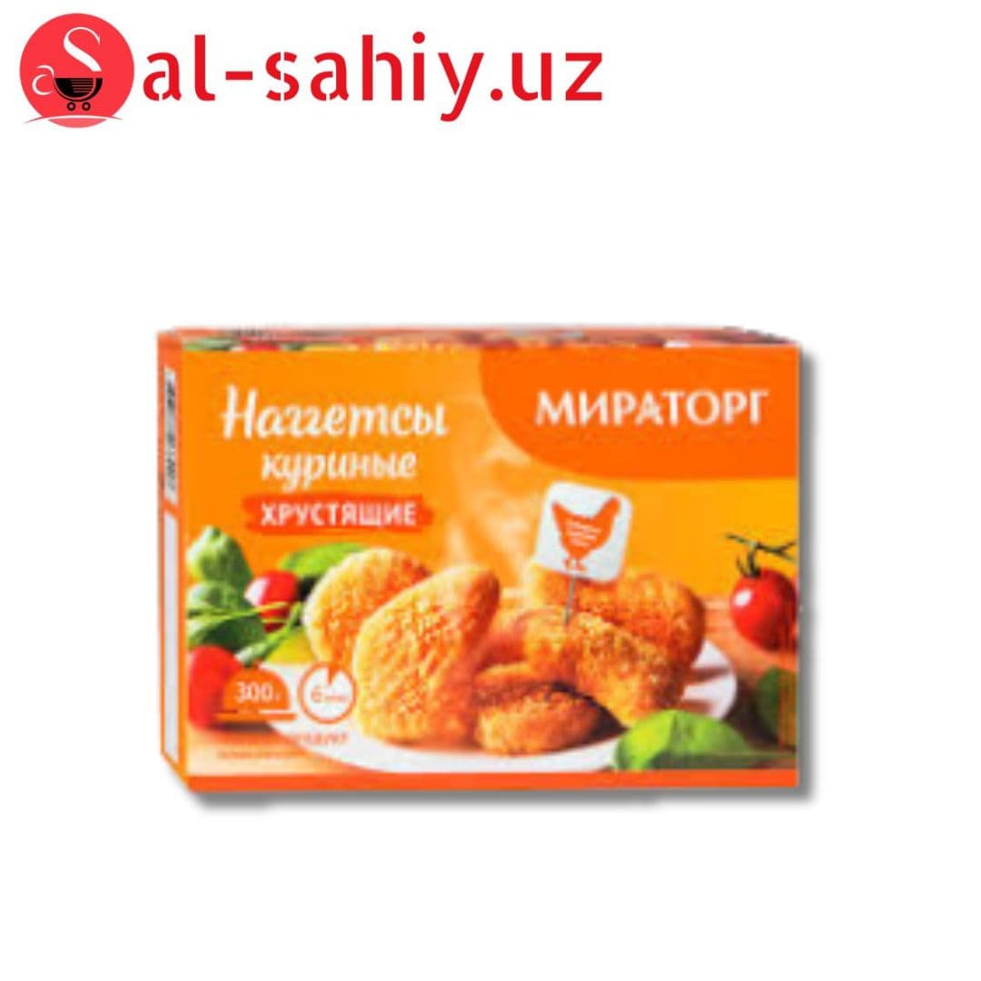 Наггетсы куриные хрустящие замороженные Мираторг 300гр