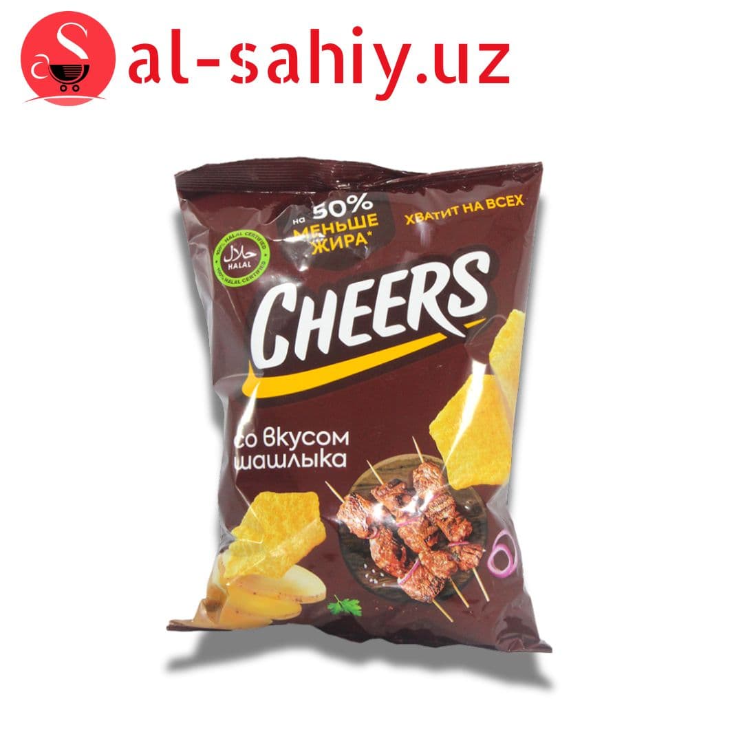 Новый Чипсы Чеерс со вкусом шашлыка 27гр