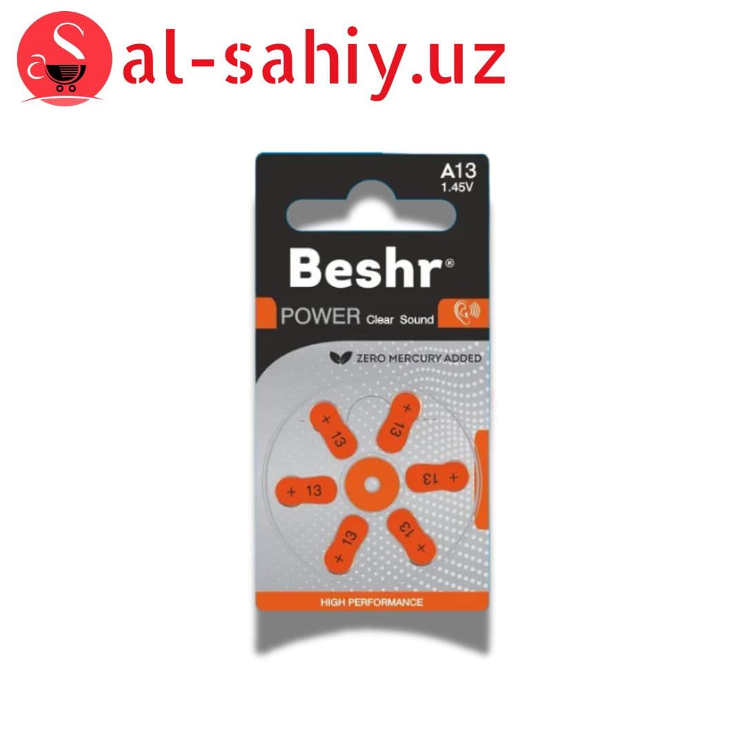 Батарейка "Beshr" POWER CLEAR SOUND A13 6B