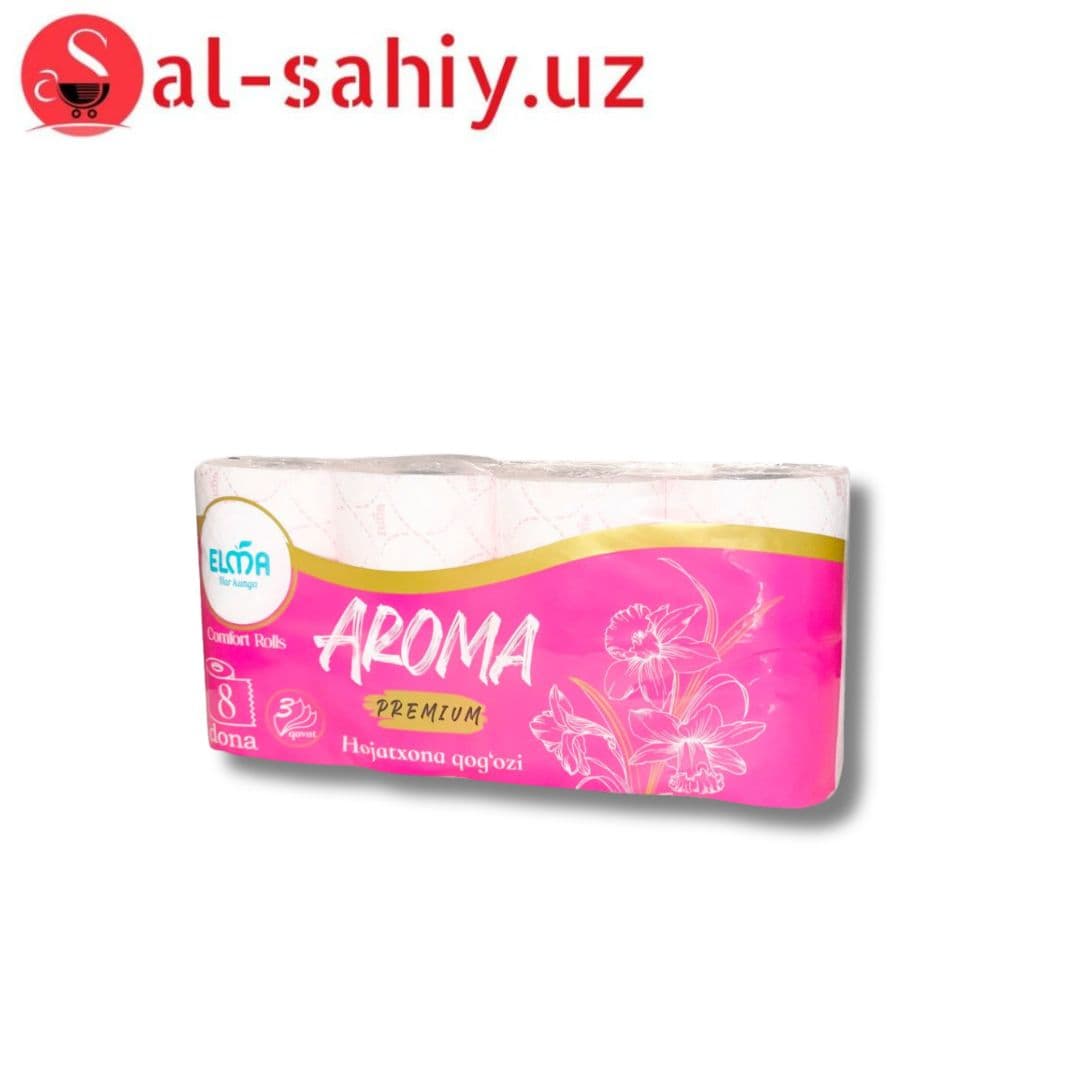 Бумага туалетная Soft Aroma 8шт