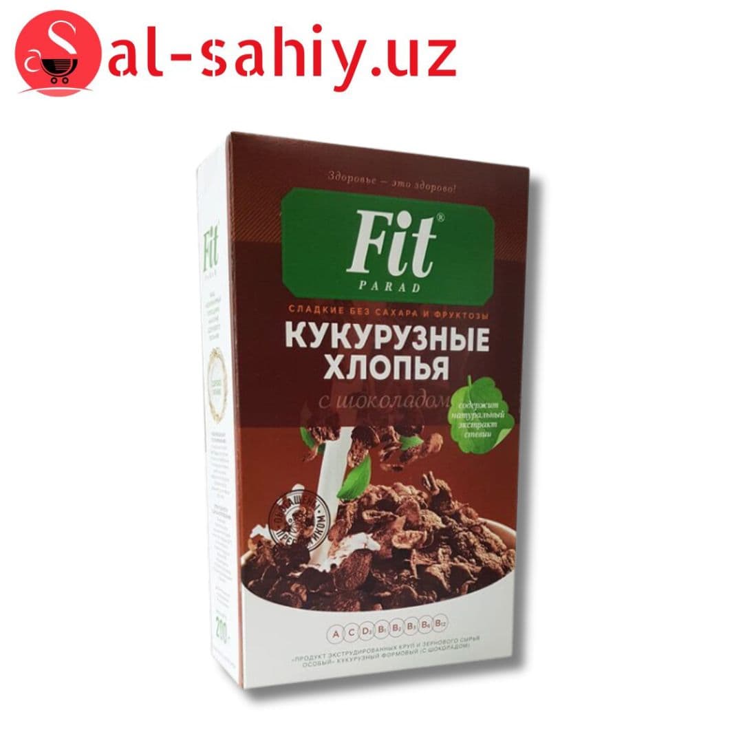 Кукурузные хлопья шоколадные FitParad арт 4680002311852