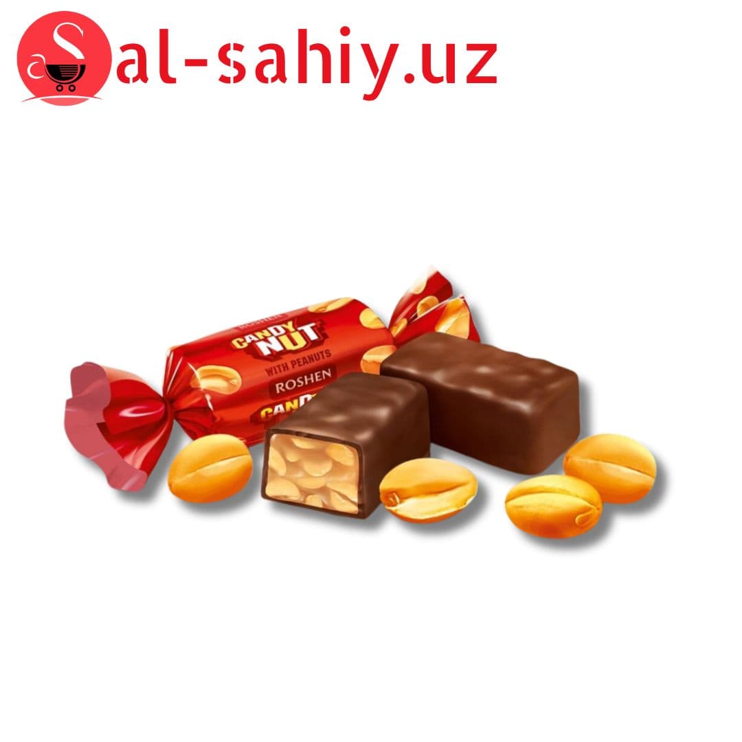 Конфеты Candy Nut мягкая карамель с арахисом