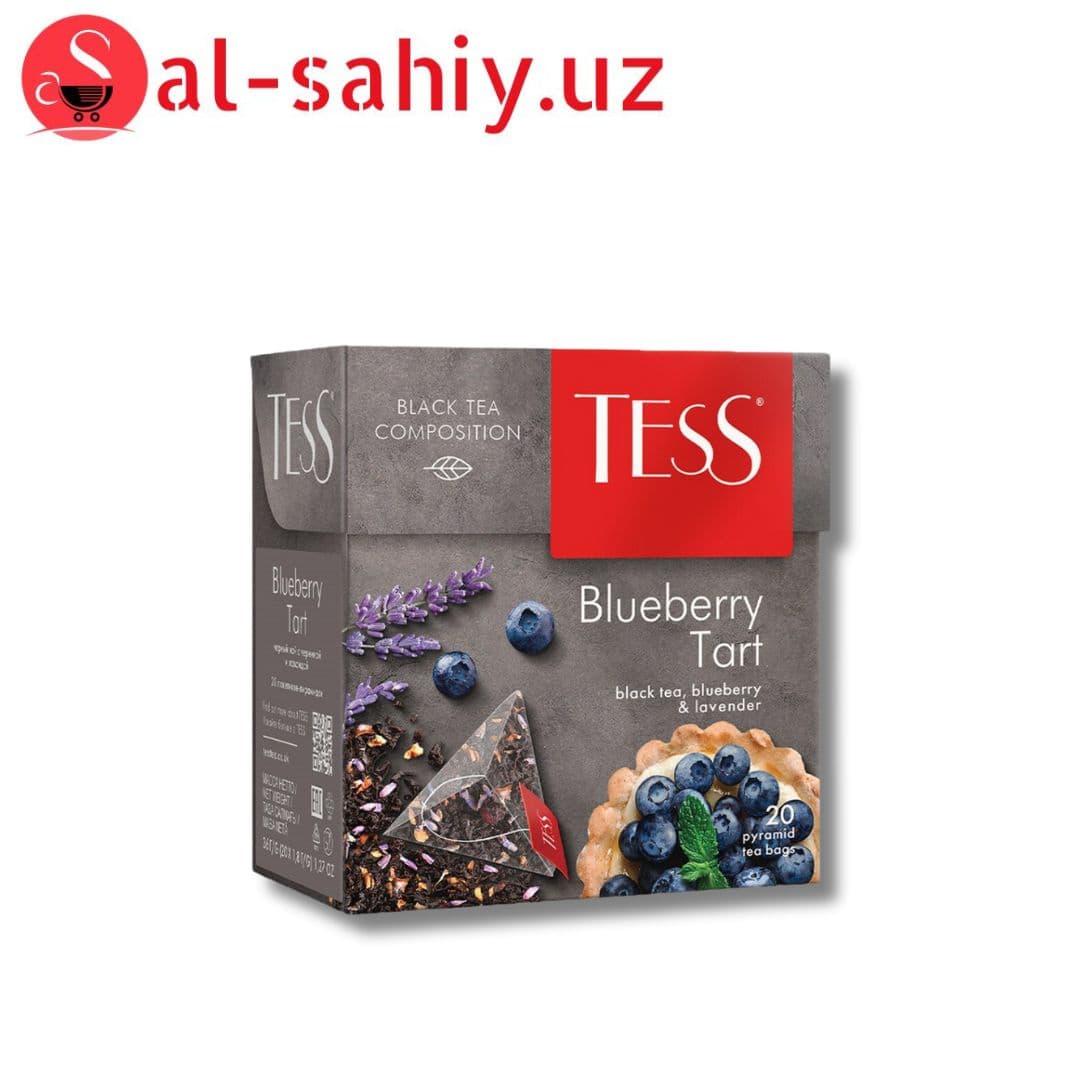 Чай TESS черн. Blueberry Tart в пакетиках 1,8гр х 20 пак