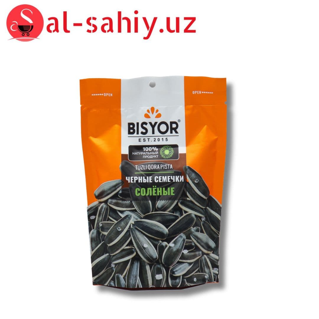 Семечки черны без солью 80гр BISYOR