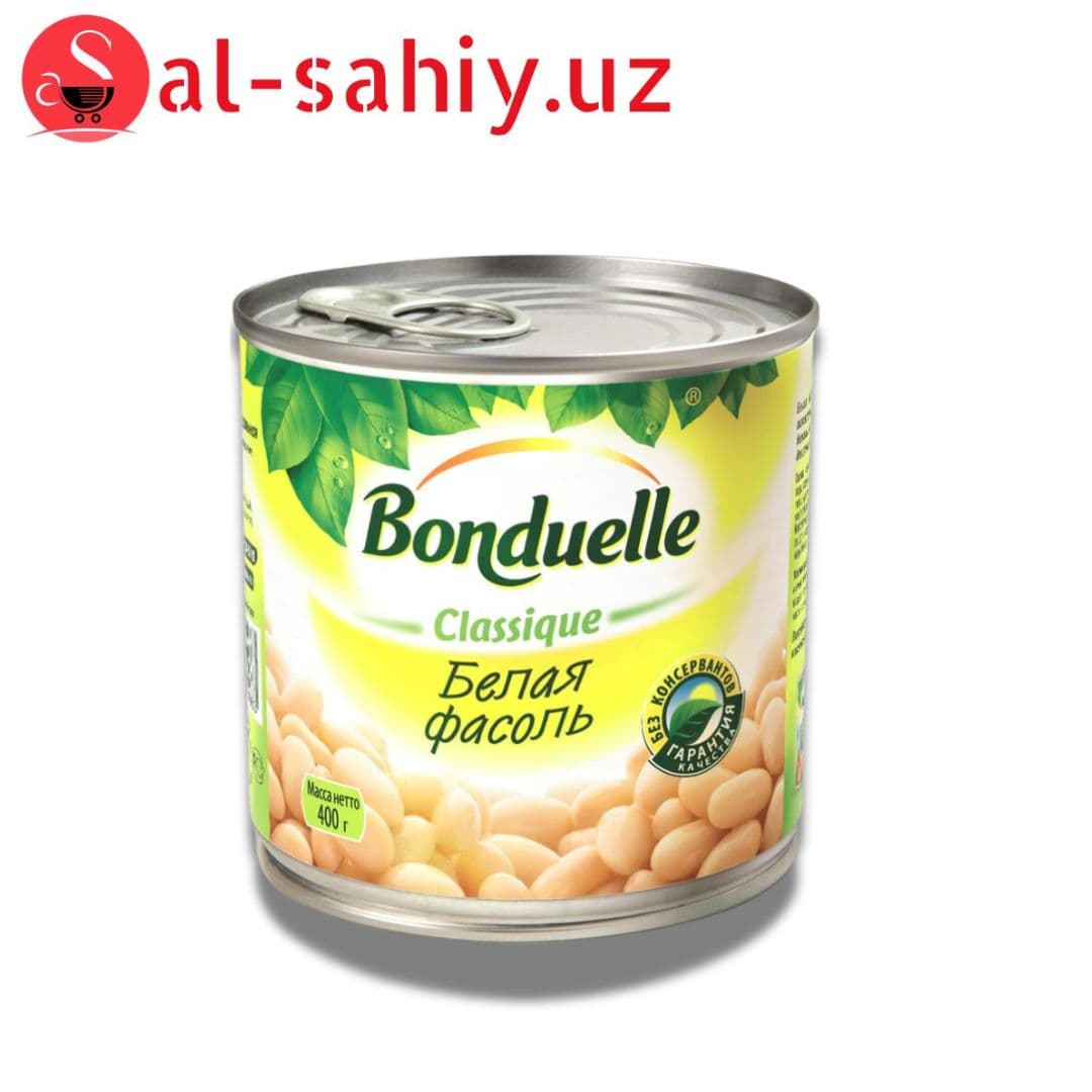 Белая фасоль в томатном соусе "Пикантная" "Bonduelle" 400гр ж/б