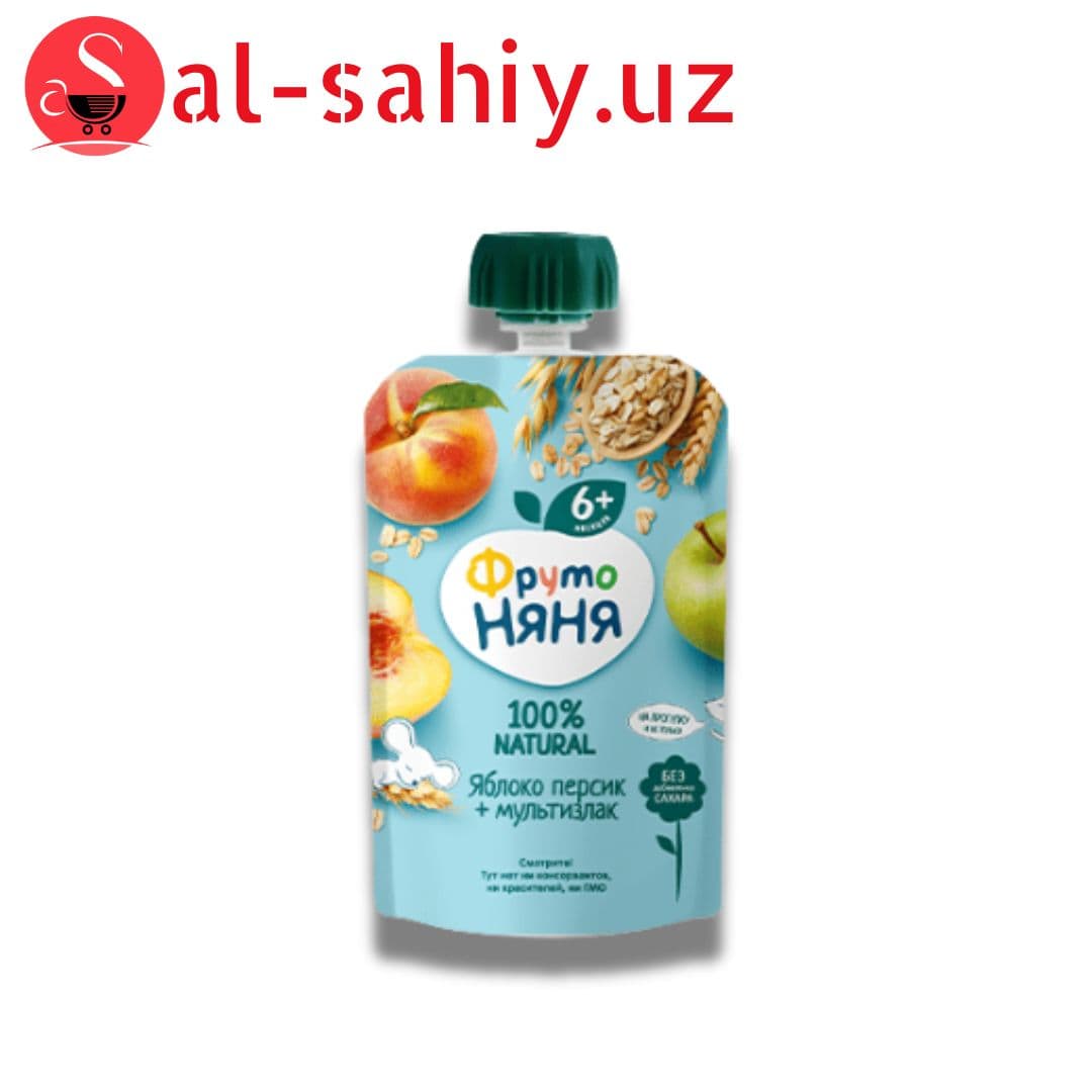 Фруто Няня 90 г яблоко персик