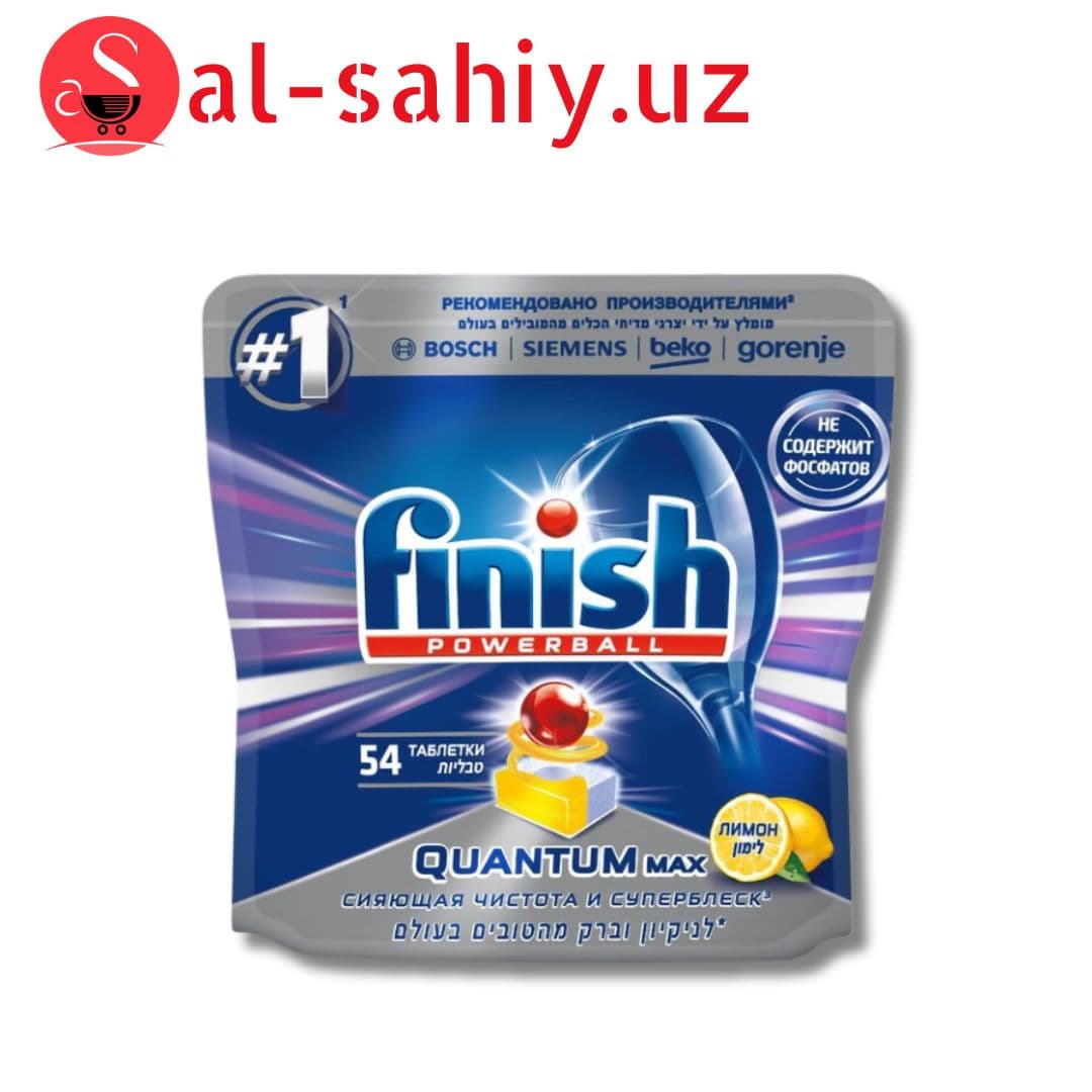 Finish Quantum MAX Limon ср\д мытя пос. д\пос. маш 65 таб