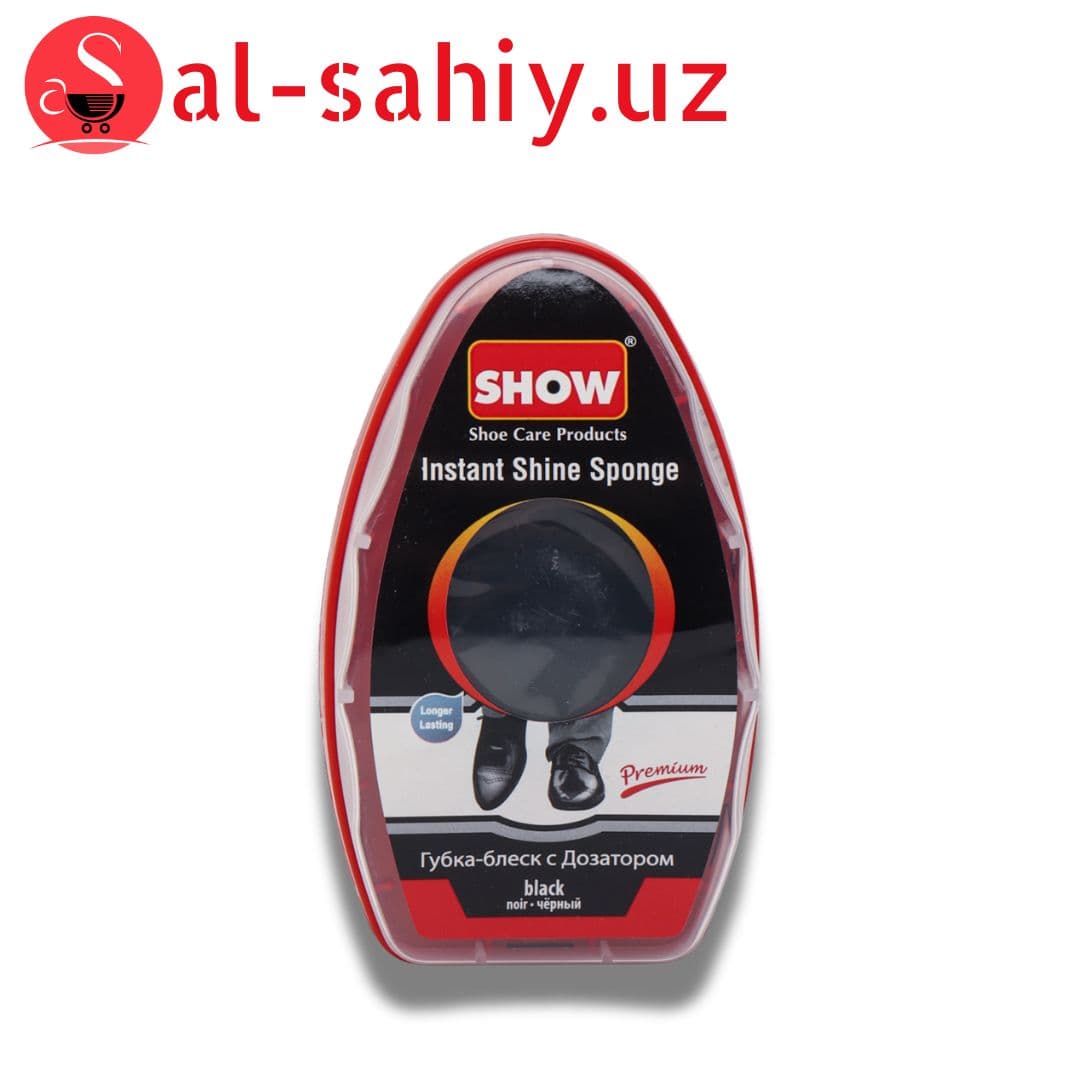 Губка придающая блеск черный SHOW