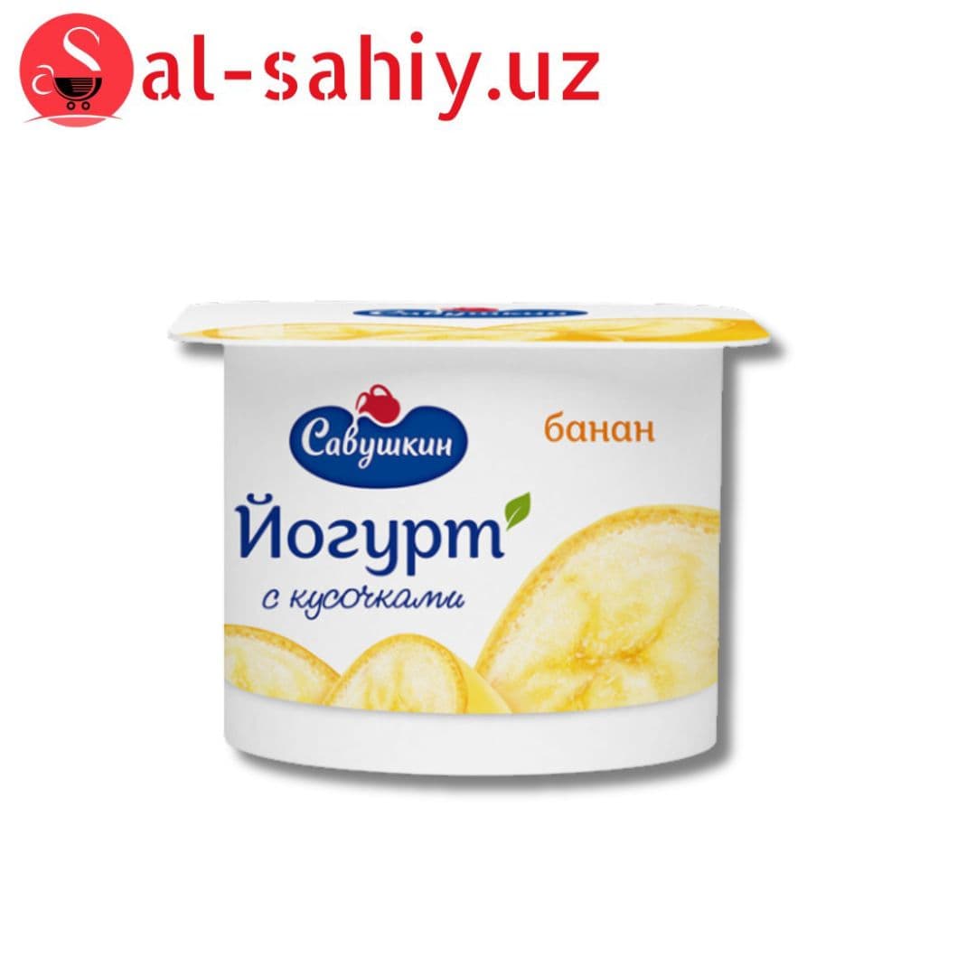 Йогурт густой с кусочками Engil Банан 110 гр