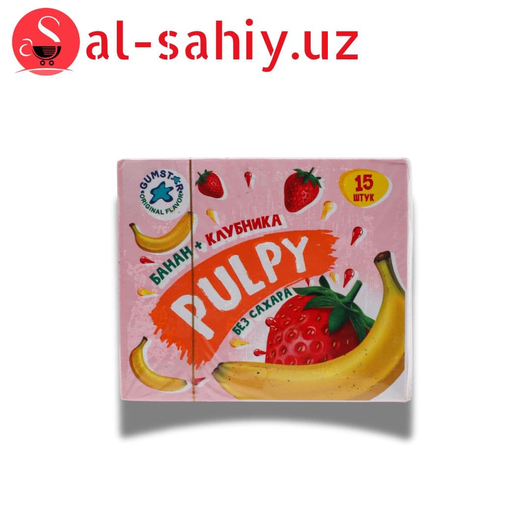Жевателная резинка PULPY "Банан"