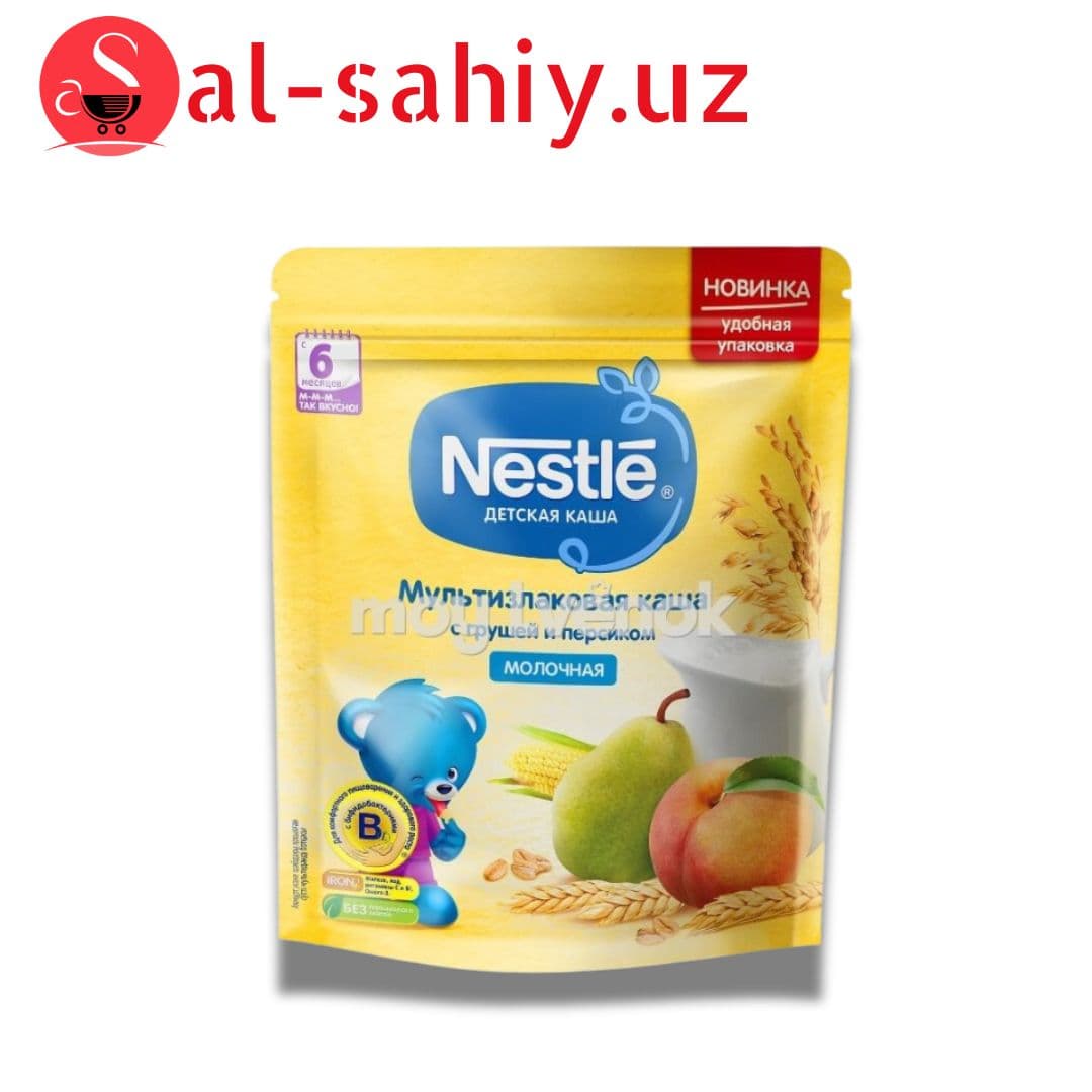 Nestle Каша с Грушей и Персиком 220гр