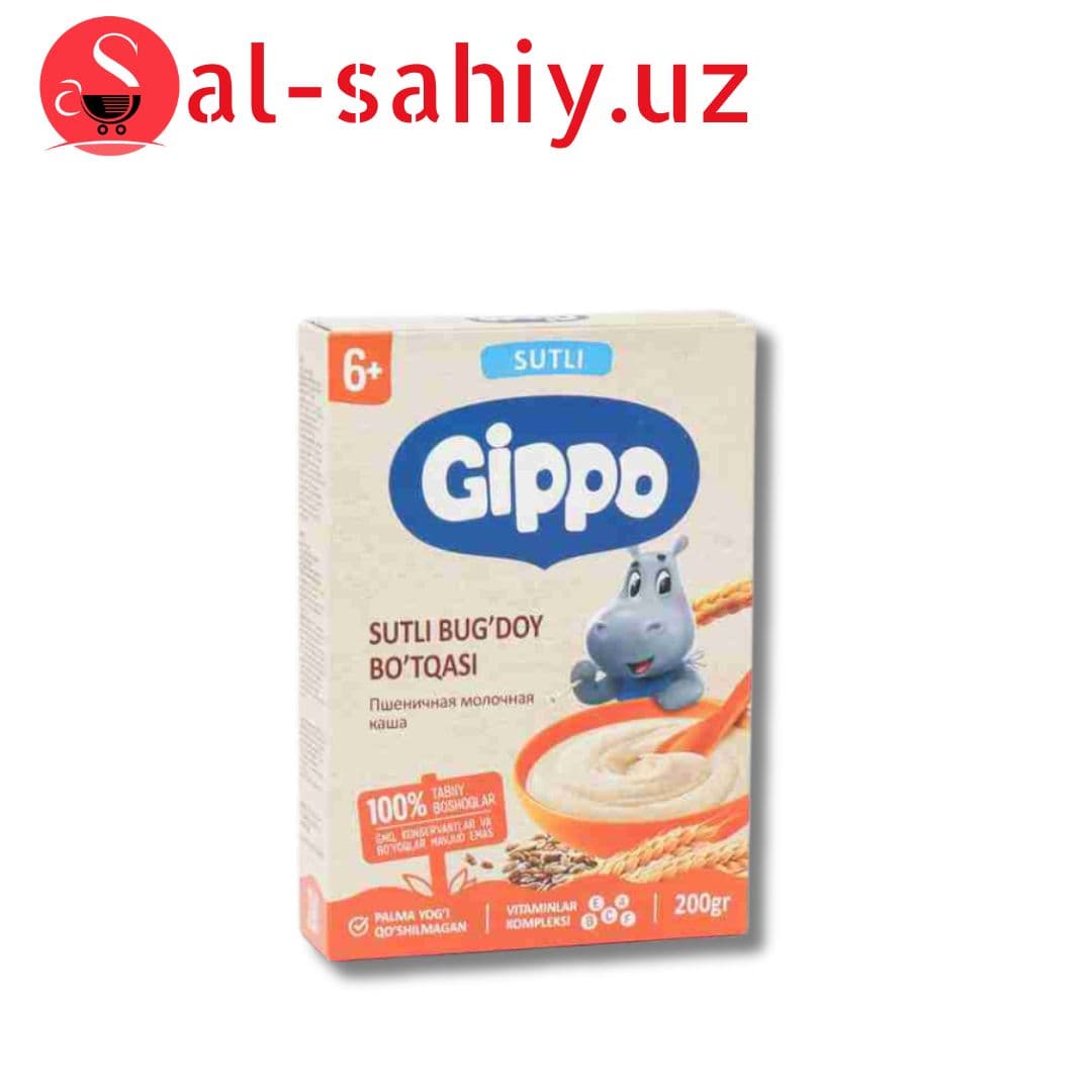 Gippo Пшеничная Молочная каша с 6 месяцев 200 гр