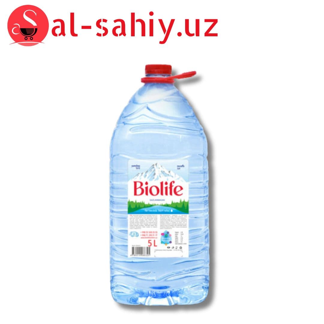 Вода безгаза - BIOLIFE 5л