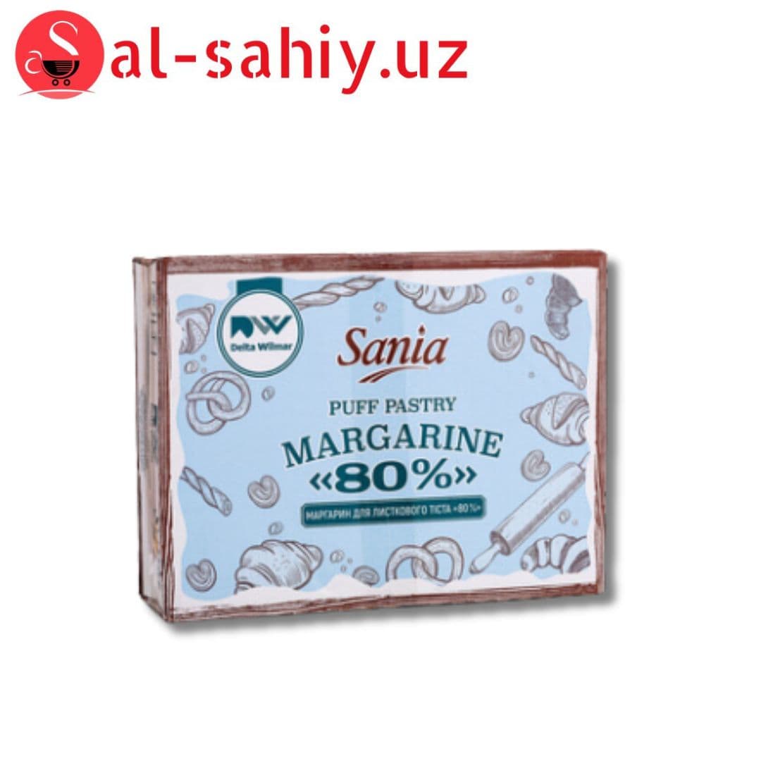 Маргарин для слоеного теста 80% TM "SANIA"