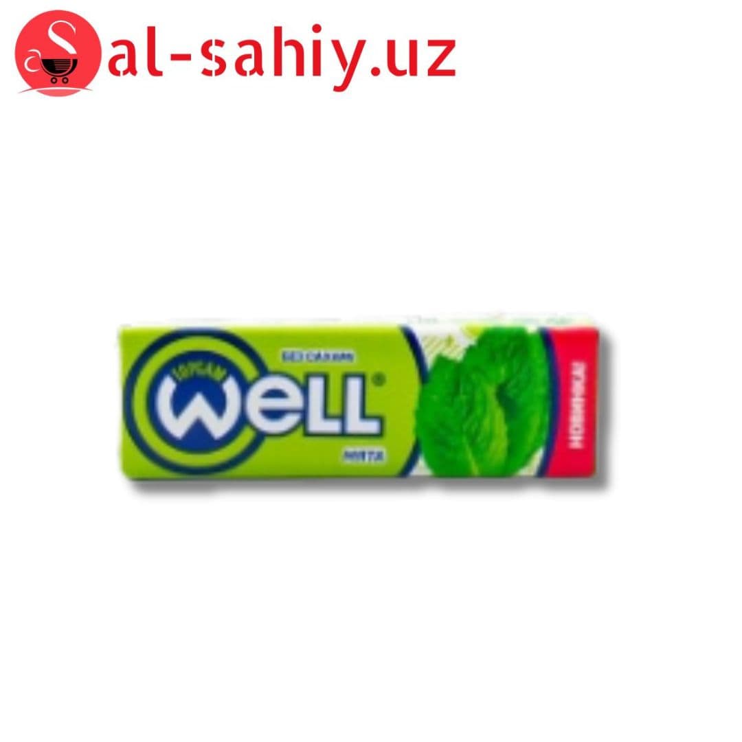 Жевательная резинка "Well" сладкой мята 14гр