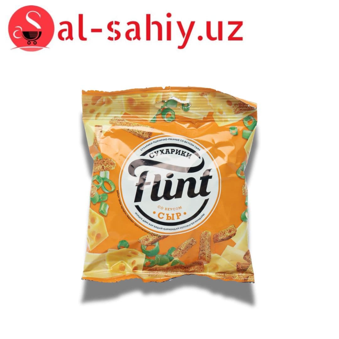 Новый Сухарики FLINT со вкусом сыр 60гр