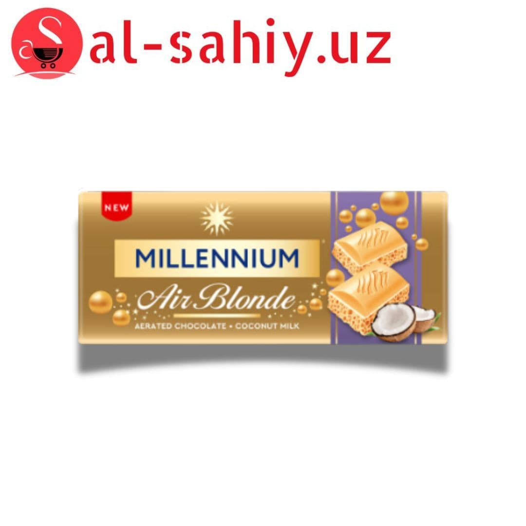 Шоколад Millennium Blonde CoconutCaramel білий пор.85г.